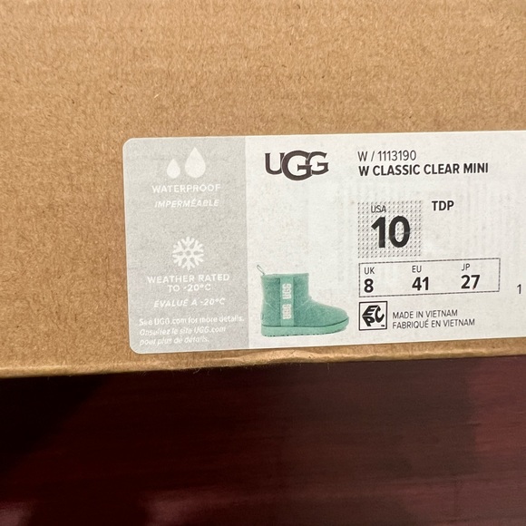 Ugg, Women, Classic Clear Mini, 1113190, Green - Picture 2 of 13